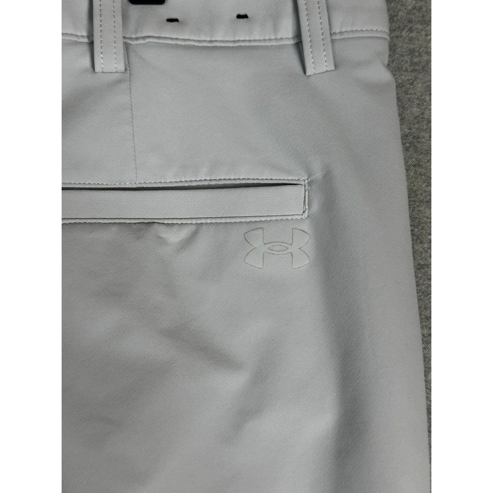 Under Armour Matchplay Tapered Golf Pants Mens 40x32 Gray Performance Stretch
